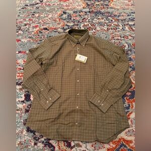 New with tags Barbour "The Country Shirt" Check Long Sleeve Button Down M